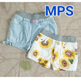 MPS - MPS　ズボン　パンツ　短パン　ホットパンツ　デニム　花柄　100　110