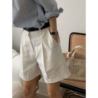 送料込 forest soft pintuck shorts Sサイズ(ハーフパンツ)