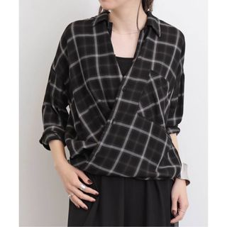 アパルトモンドゥーズィエムクラス(L'Appartement DEUXIEME CLASSE)のREMI RELIEF レミ レリーフ　CHECK 2 WAY SHIRT(シャツ/ブラウス(長袖/七分))