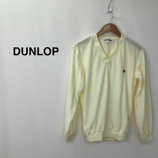 DUNLOP - DUNLOP ダンロップ ナイロン　起毛　Vネック　プルオーバー レモン メンズ