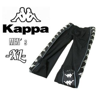 カッパ(Kappa)のメンズXL◇Kaepa◇BIGロゴジャージパンツ ポケットzipあり 黒(その他)