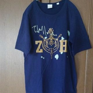 青 Tシャツ 半袖(Tシャツ/カットソー(半袖/袖なし))