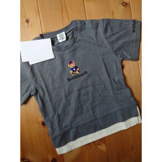 テディベア 半袖 Tシャツ くま チャコールグレー(Tシャツ/カットソー)