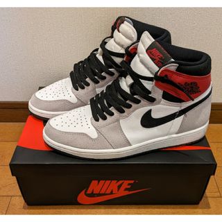 ナイキ(NIKE)のNIKE AIR JORDAN1 LIGHT SMOKE GREY 26.5cm(スニーカー)