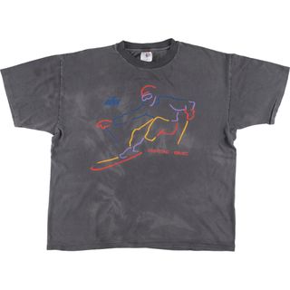 ヘインズ(Hanes)の古着 90年代 ヘインズ Hanes プリントTシャツ メンズXL ヴィンテージ /eaa442969(Tシャツ/カットソー(半袖/袖なし))