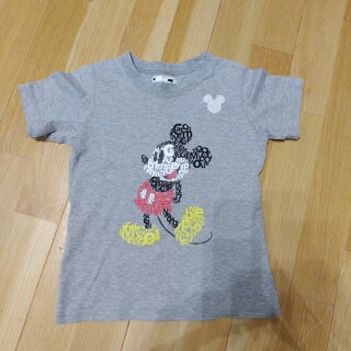 ディズニー(Disney)のミッキーマウス　Ｔシャツ　120  グレー(Tシャツ/カットソー)