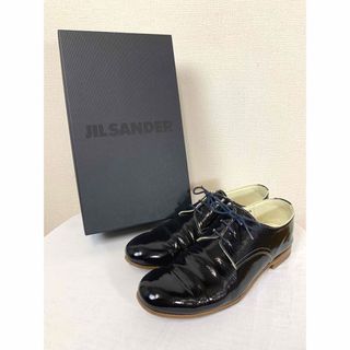 ジルサンダー(Jil Sander)の【JIL SANDER】37.5（23.5cm）エナメル　ドレスシューズ　外羽根(ローファー/革靴)