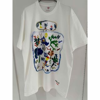 22AW Supreme Yohji  Yamamoto Paint Tee L(Tシャツ/カットソー(半袖/袖なし))