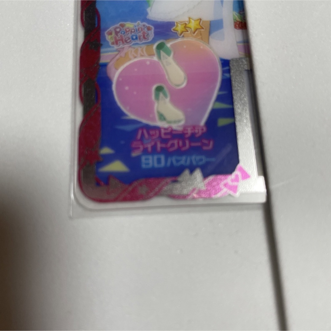 アイプリ　ハッピーチアライトグリーン　シューズ エンタメ/ホビーのアニメグッズ(カード)の商品写真