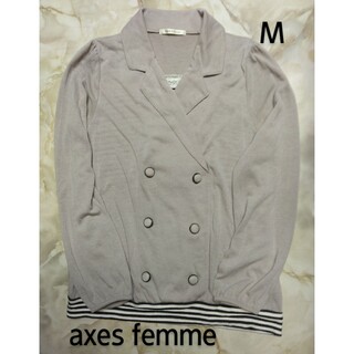 axes femme W仕立てのカットソー