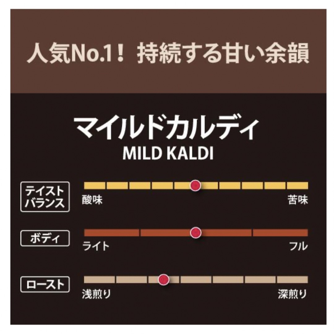 KALDI(カルディ)のカルディ　マイルドカルディ　2袋　KALDI コーヒー豆　マイルドブレンド 食品/飲料/酒の飲料(コーヒー)の商品写真