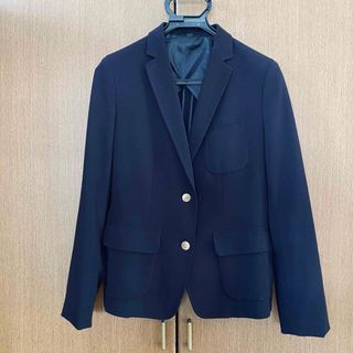 UNIQLO UVカット リラックスジャケット ブレザー ネイビー　XL(テーラードジャケット)