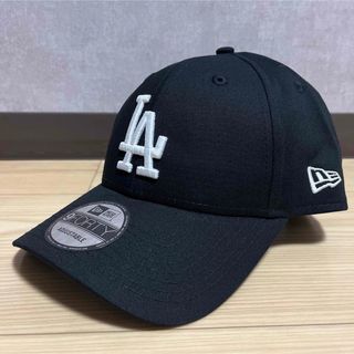 ニューエラー(NEW ERA)のニューエラ　NEW ERA キャップ　LAドジャース　ブラック　ホワイトロゴ(キャップ)