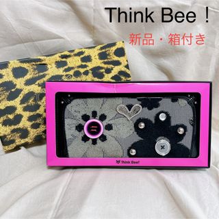 Think Bee! - 新品・タグ箱付き※シンクビー　Think Bee 長財布 ラウンドファスナー 花