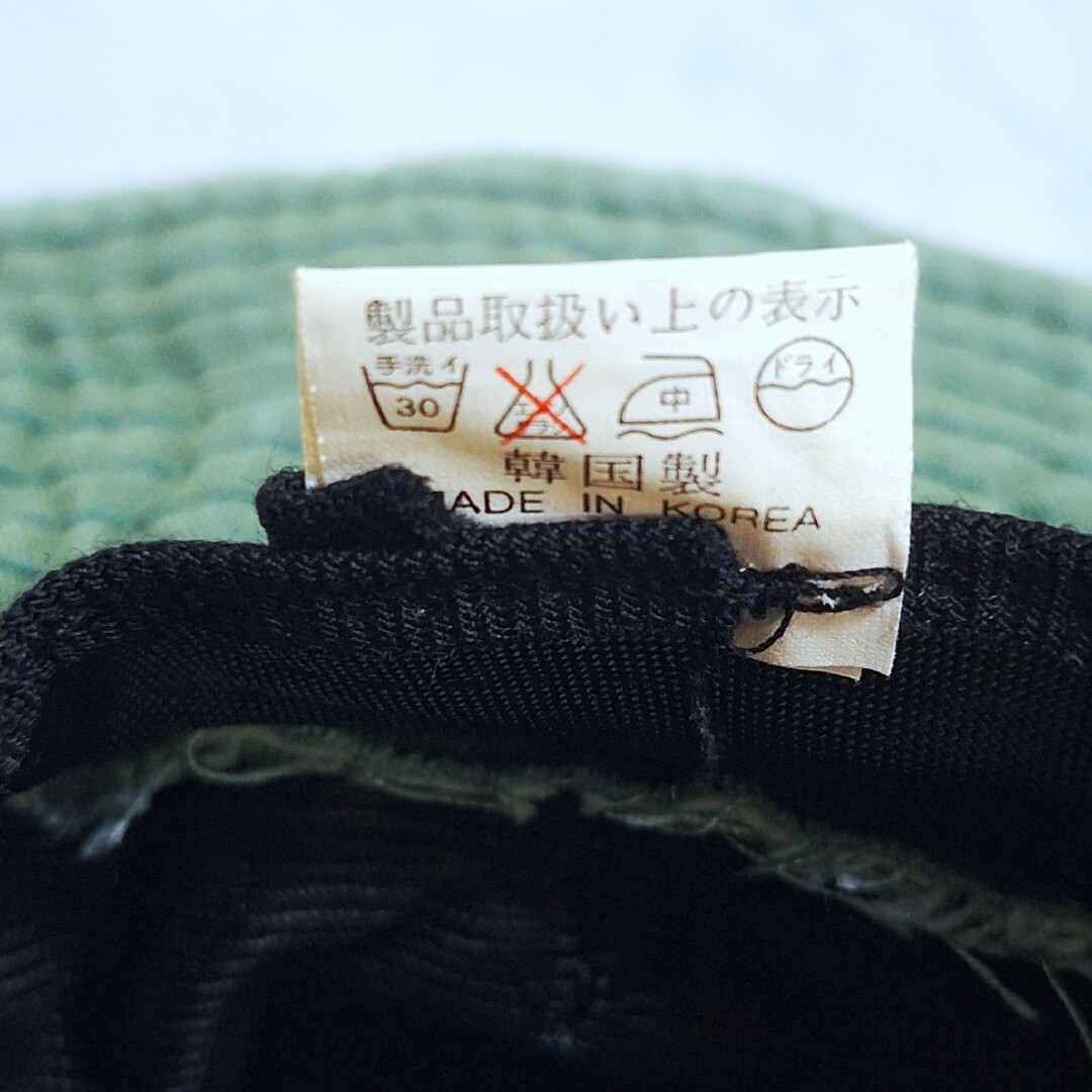 ★匿名配送★ バケットハット 男女兼用 カーキ 緑 UV対策 日焼け対策 レディースの帽子(ハット)の商品写真