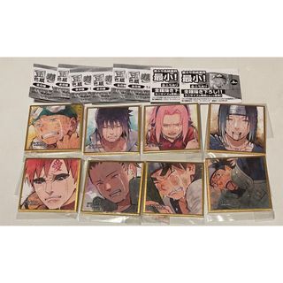 豆ガシャ 色紙 NARUTO ナルト 疾風伝 全８種 フルコンプリート 新品(その他)