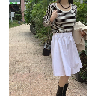 新品送料込 this is  banding skirt(ひざ丈スカート)