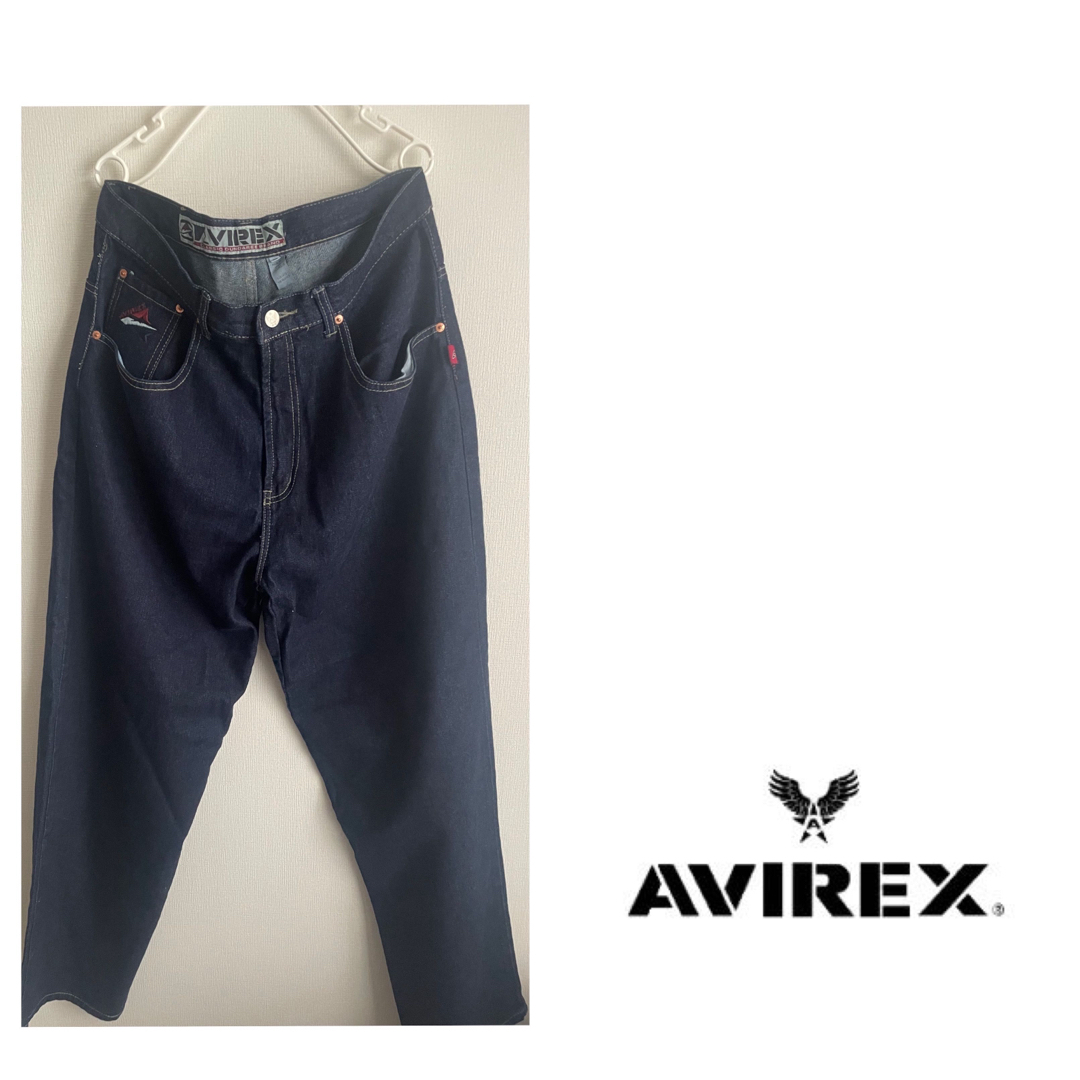 AVIREX(アヴィレックス)の90s  AVIREX デニム ワイド バギーパンツ W36 新品 メンズのパンツ(デニム/ジーンズ)の商品写真