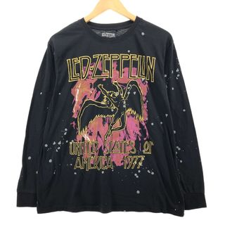 古着 LED ZEPPELIN レッドツェッペリン ロンT バンドTシャツ バンT メンズL /eaa410244(Tシャツ/カットソー(半袖/袖なし))