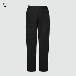 UNIQLO - 新品 +J イージーワークパンツ 黒 ユニクロ 39-1