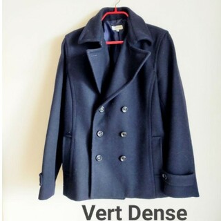 ヴェールダンス(Vert Dense)の★Vert Dense　コート　ピーコート　冬　黒　紺　シンプル(ピーコート)