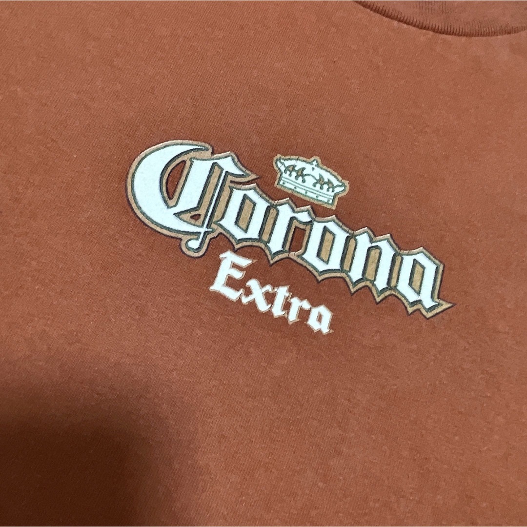 VINTAGE(ヴィンテージ)のALSTYLE　90s　Tシャツ　XL　テラコッタ　コロナビール　USA古着 メンズのトップス(Tシャツ/カットソー(半袖/袖なし))の商品写真