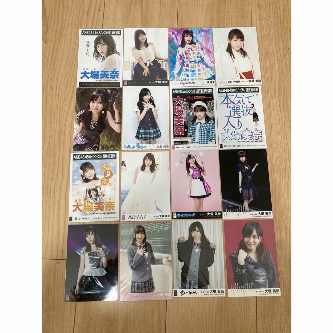SKE48(エスケーイーフォーティーエイト)のSKE48 大場美奈　生写真　16枚セット　AKB48 エンタメ/ホビーのタレントグッズ(アイドルグッズ)の商品写真