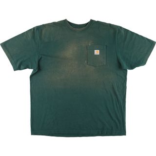 カーハート(carhartt)の古着 カーハート Carhartt ORIGINAL FIT 半袖 ワンポイントロゴポケットTシャツ メンズXL /eaa410230(Tシャツ/カットソー(半袖/袖なし))