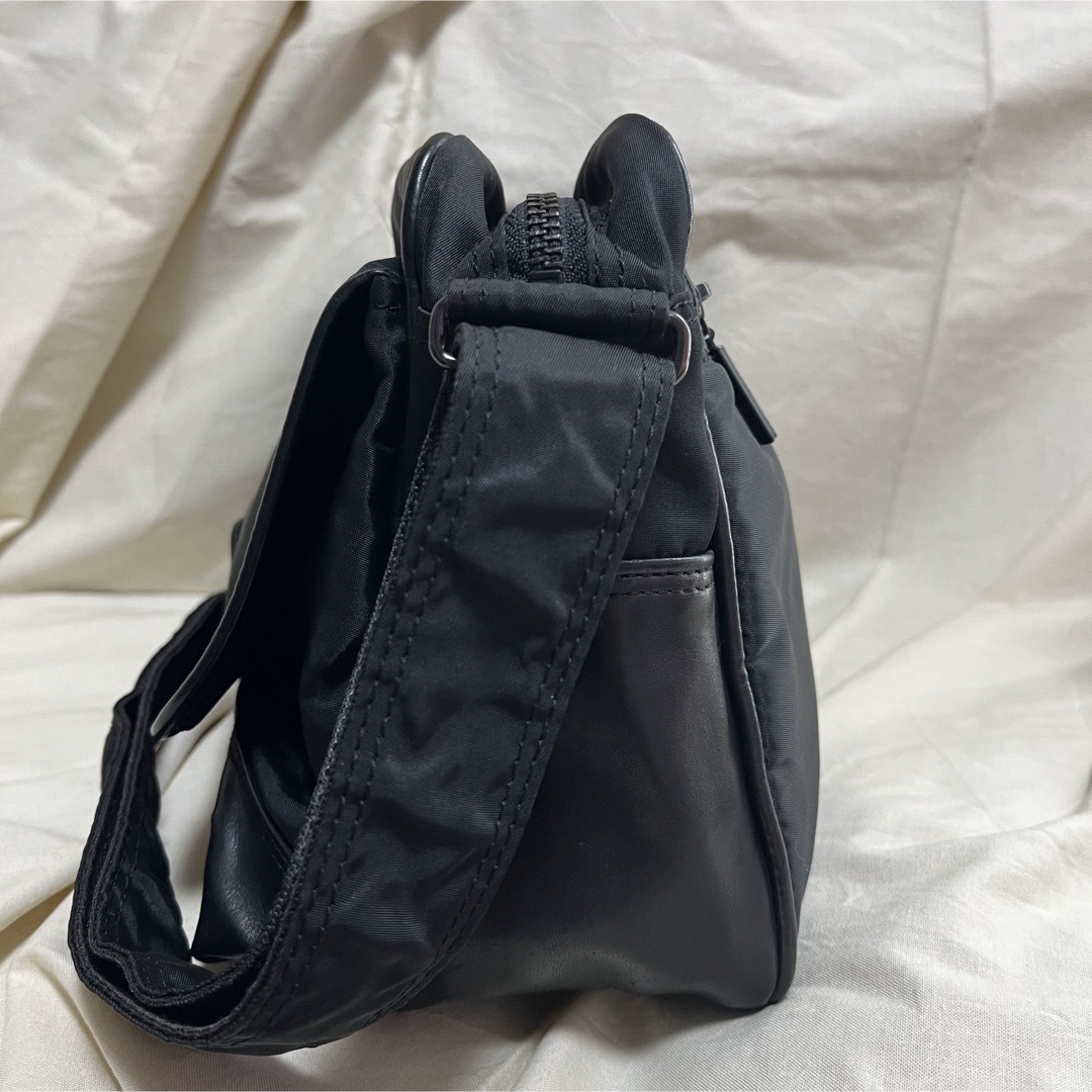 yohji yamamoto レザーショルダーバック ブラック y'saccs yohji yamamoto レザーショルダーバック ブラック y'saccs