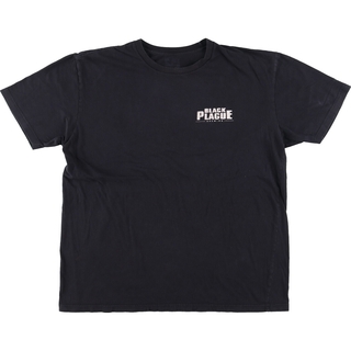 古着 BLACK PLAGUE BREWING バックプリント アドバタイジングTシャツ メンズXL  /eaa410332(Tシャツ/カットソー(半袖/袖なし))