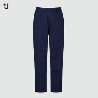 UNIQLO - 新品 +J イージーワークパンツ ネイビー ユニクロ 39-2