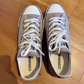 コンバース(CONVERSE)の試着のみ 美品 コンバース　オールスター　ピンクベージュ　24cm(スニーカー)