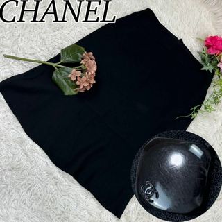 CHANEL - シャネル レディース 膝丈 スカート シルク100% M 38 (A336