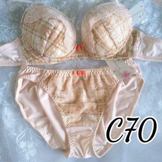 ②c70／ｍ　レディース下着　セットアップ　ブラショーツ　5月9日～12日／6末(ブラ&ショーツセット)