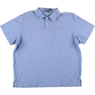 ラルフローレン(Ralph Lauren)の古着 ラルフローレン Ralph Lauren POLO by Ralph Lauren 半袖 ポロシャツ メンズXXL /eaa443498(ポロシャツ)