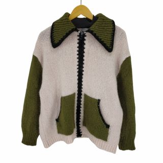 ザラ(ZARA)のZARA(ザラ) COMBINATION KNIT WOOL CARDIGAN(カーディガン)