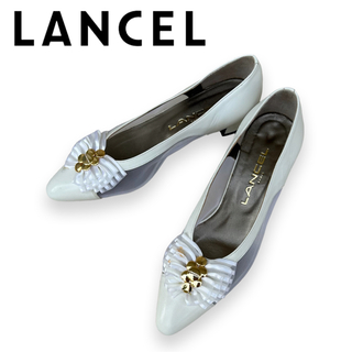 ランセル(LANCEL)の【LANCEL】 ランセル パンプス ホワイト(ハイヒール/パンプス)