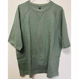 UNIQLO - UNIQLO  Tシャツ　半袖　ラグラン　カーキ