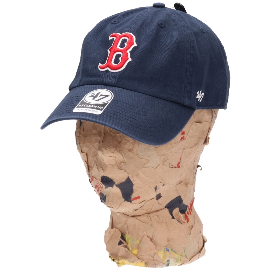 ネイビー 47 CLEAN UP MLB BOSTON RED SOX ボストンレッドソックス BBキャップ OSFA【01】【RGW02GWS】/jae000007 レディースの帽子(キャップ)の商品写真