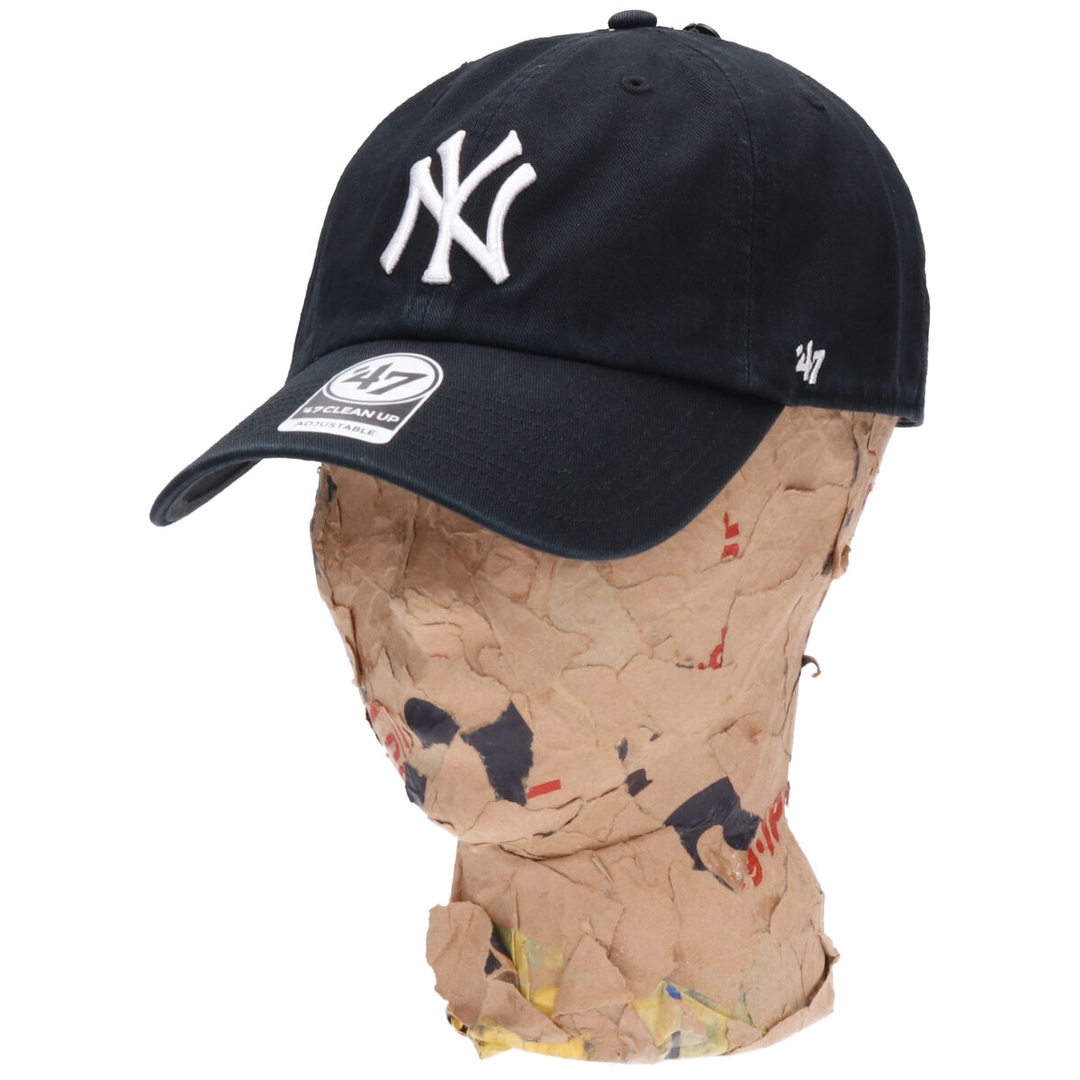 ブラック 47 CLEAN UP MLB NEW YORK YANKEES ニューヨークヤンキース BBキャップ OSFA【01】【RGW17GWS BLK】/jae000008 レディースの帽子(キャップ)の商品写真