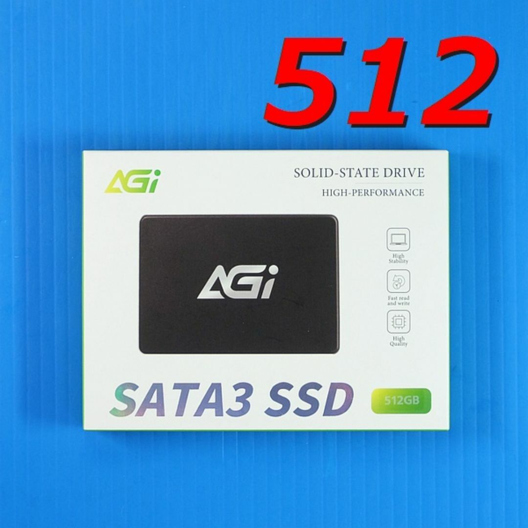 【SSD 512GB】AGI AI238 AGI500GIMAI238 スマホ/家電/カメラのPC/タブレット(PCパーツ)の商品写真