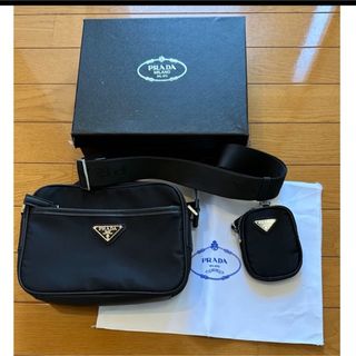 プラダ(PRADA)のショルダーバッグ　PRADA ノベルティバッグ　黒　(ショルダーバッグ)