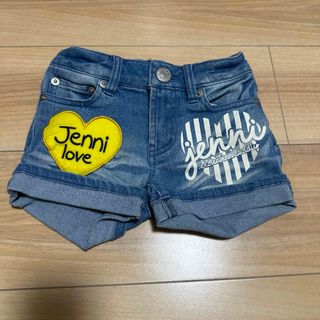 ジェニィ(JENNI)の美品 110cm シスタージェニー デニム ショートパンツ(パンツ/スパッツ)