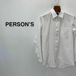 PERSON'S - パーソンズ　カッター　シャツ ホワイト メンズ