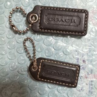 中古 COACH チャーム タグ  キーホルダー コーチ(キーホルダー)