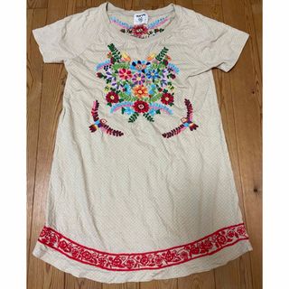 marble sud ロングTシャツ　刺繍(Tシャツ/カットソー(半袖/袖なし))