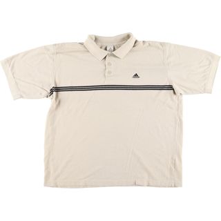 アディダス(adidas)の古着 アディダス adidas 半袖 ポロシャツ メンズL /eaa442405(ポロシャツ)