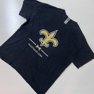 ギルタン(GILDAN)のUS 輸入　Tシャツ　GILDAN ギルダン　ブラック waitr L　古着(Tシャツ/カットソー(半袖/袖なし))