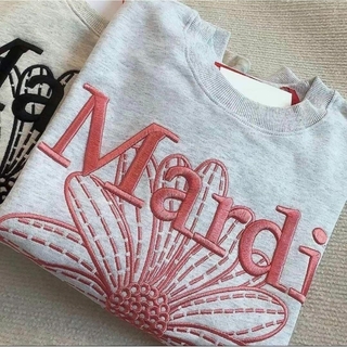 Mardi  マルディメクルディ　スウェット トレーナー 刺繍(トレーナー/スウェット)