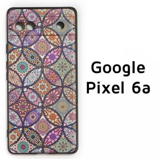 Google Pixel 6a カラフル 丸タイル ソフトケース カバー(Androidケース)